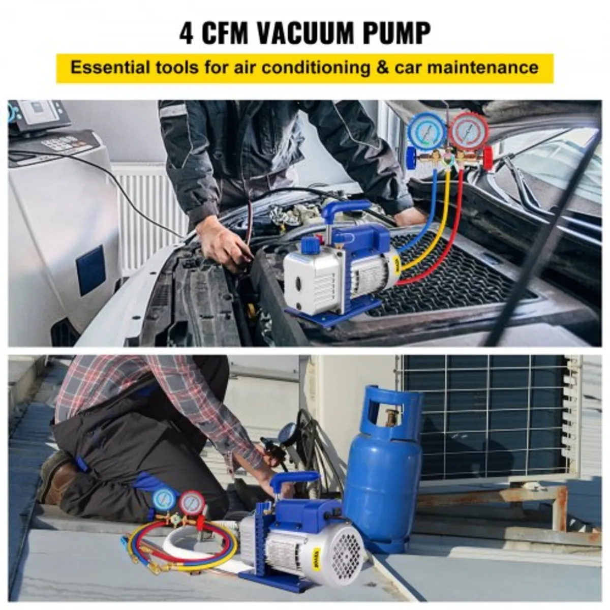 233 L/min(4CFM) 246W(1/3HP) Vacuum Pump ac vacuum - Image 2