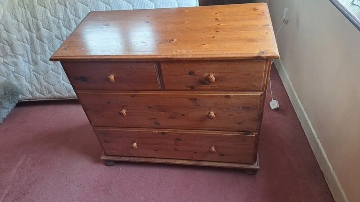 Solid Pine Drawer Unit - Image 1