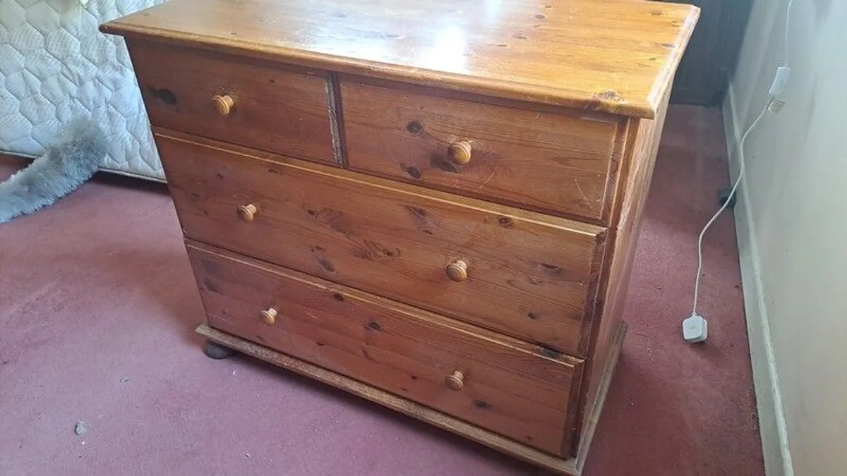Solid Pine Drawer Unit - Image 2