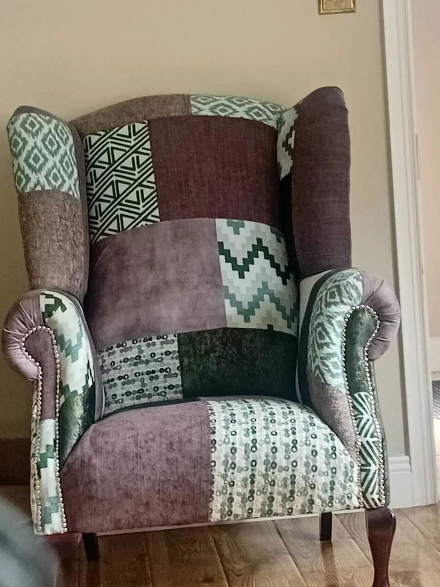 Queen ann patch work chair