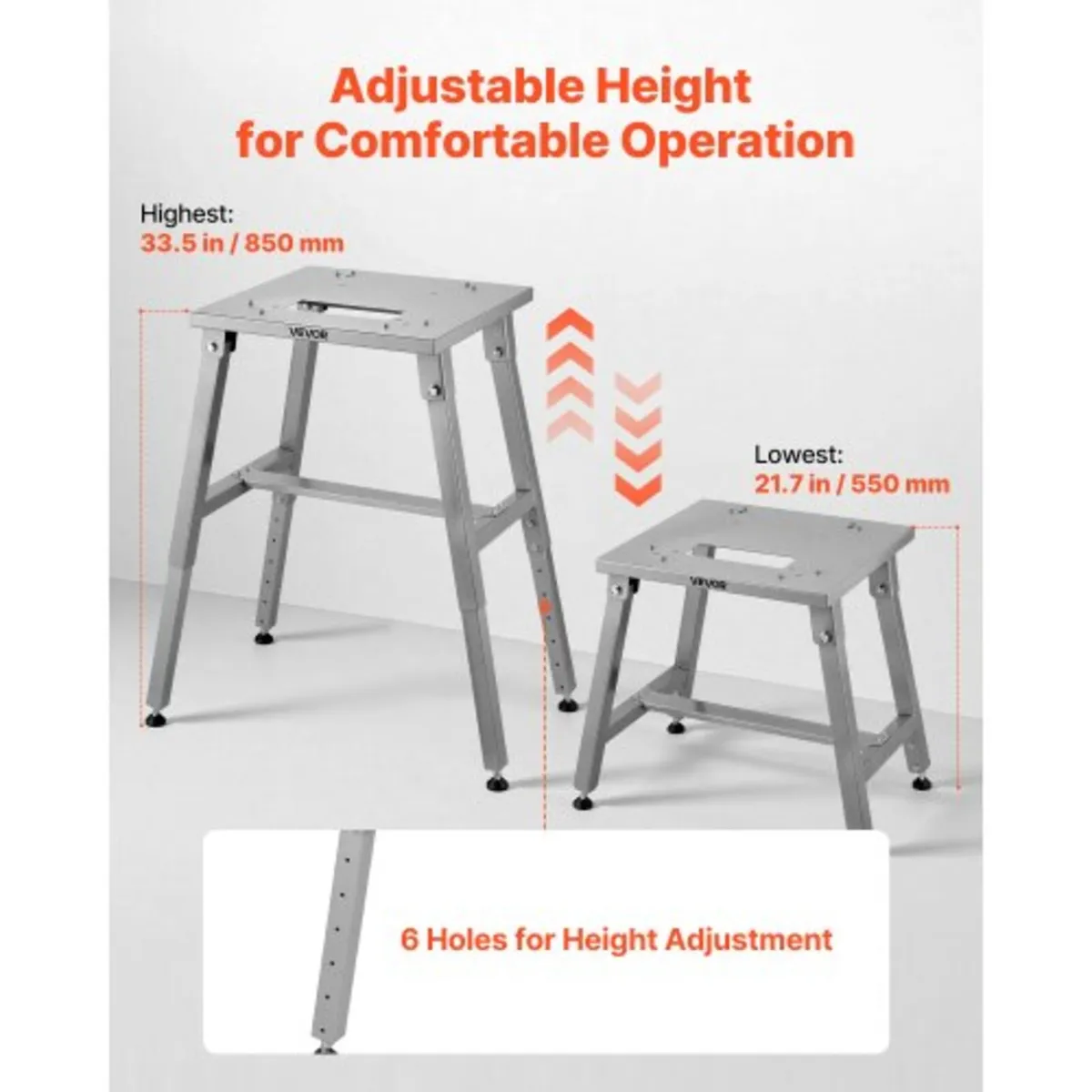 Electric Meat Bandsaw Stand, Floor Stand with Adju - Image 2