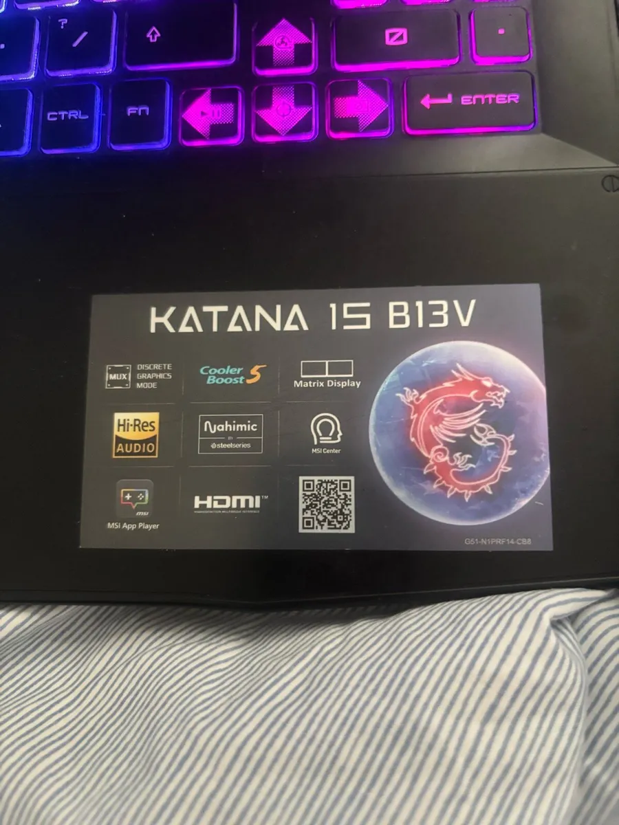 MSI Katana 15 B13V Gaming Laptop- intel core i9 - Image 2