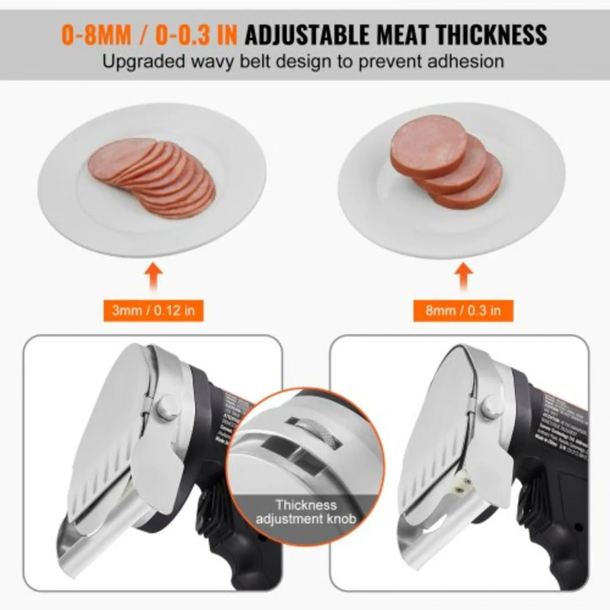 Electric Shawarma Knife, 80W Professional Turkish - Image 2