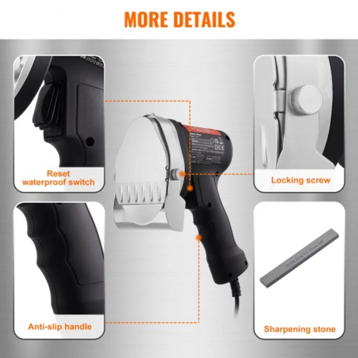 Electric Shawarma Knife, 80W Professional Turkish - Image 4