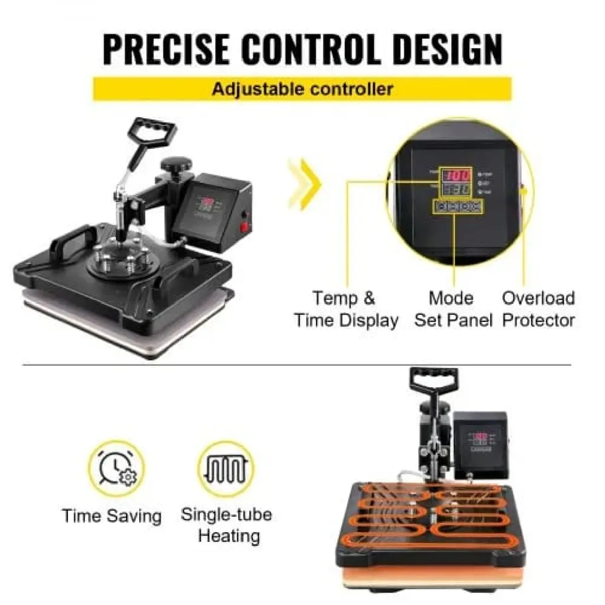 5 In 1 Heat Press 30.5 x 38.1 cm Vinyl Cutter Plot - Image 2
