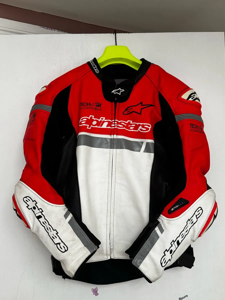 Alpinestars Leather Motorcycle Jacket – Size 56 - Image 4