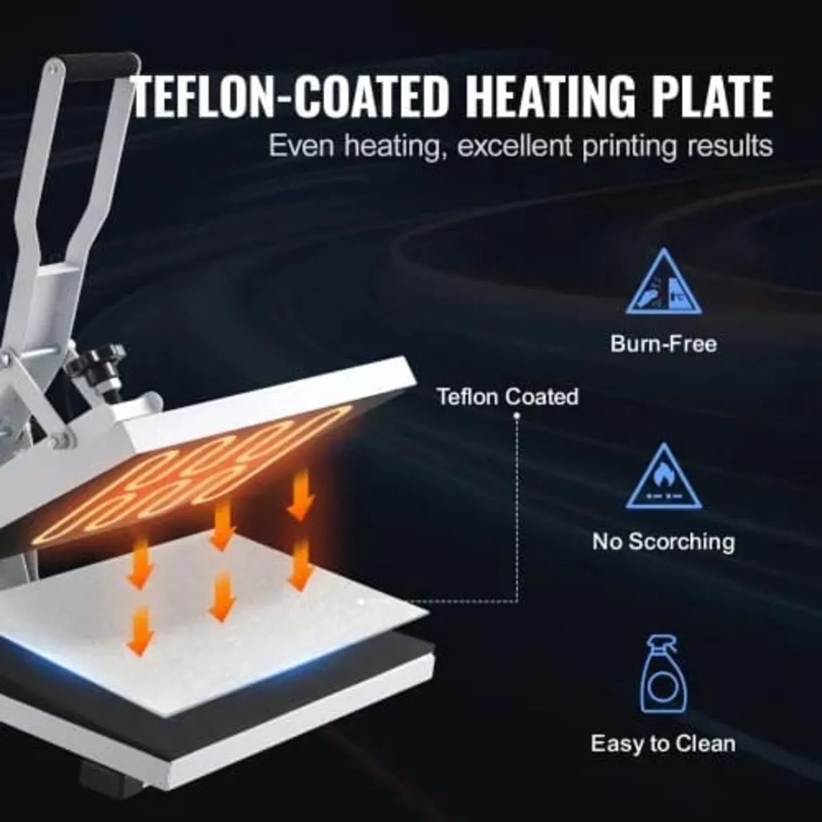 Heat Press Machine 15 x 15 in/38.1 x 38.1 cm Subli - Image 2