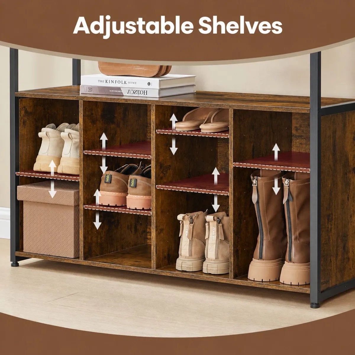 New clothes and shoe rack storage unit - FREE P&P - Image 3