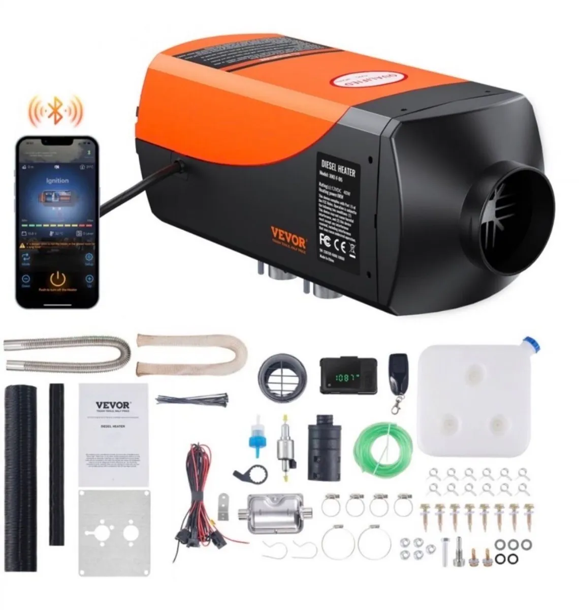 Bluetooth App Control Diesel Air Heater, 2-5kw