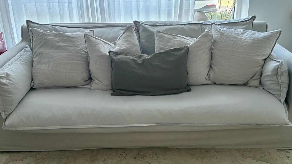 Sofa.com, 3 seater, sofa in stone - Image 1