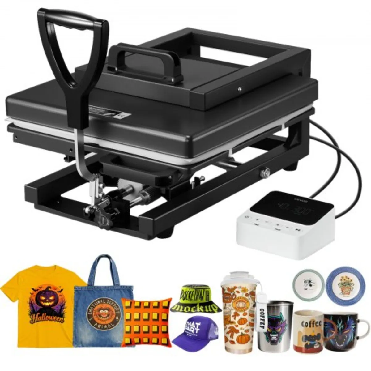 Hybrid Heat Press, 380 x 380 mm, 8-in-1 Multifunct - Image 1