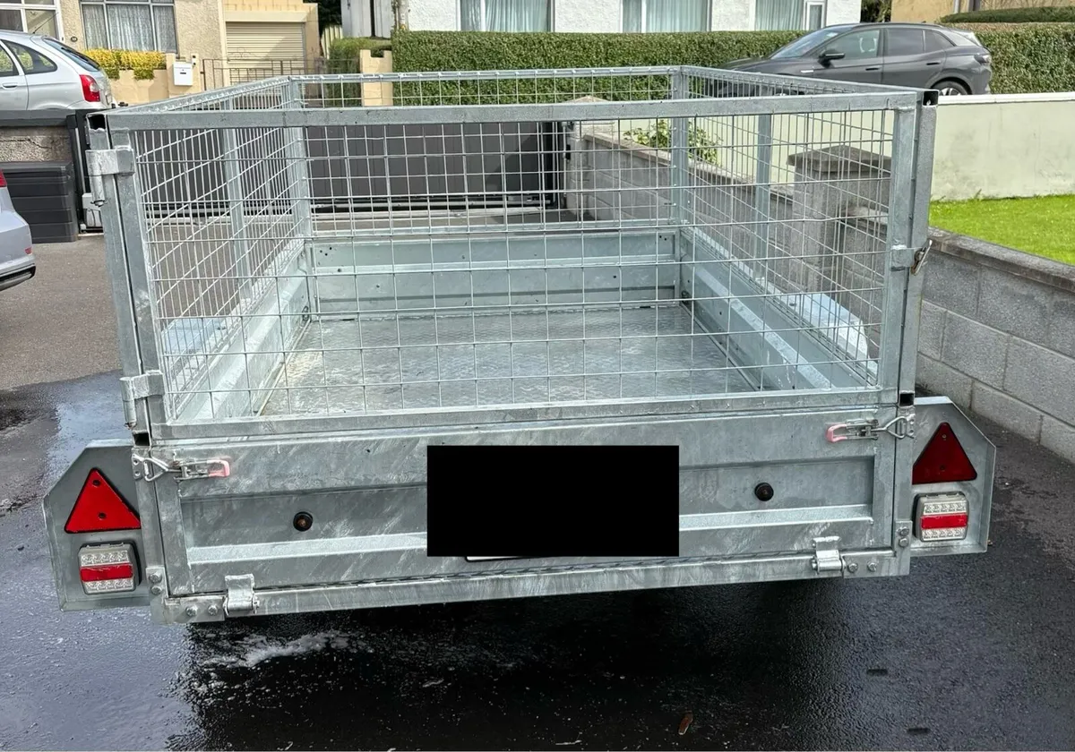 8ft x 5ft Full Galvanised Single Axle Trailer - Image 3
