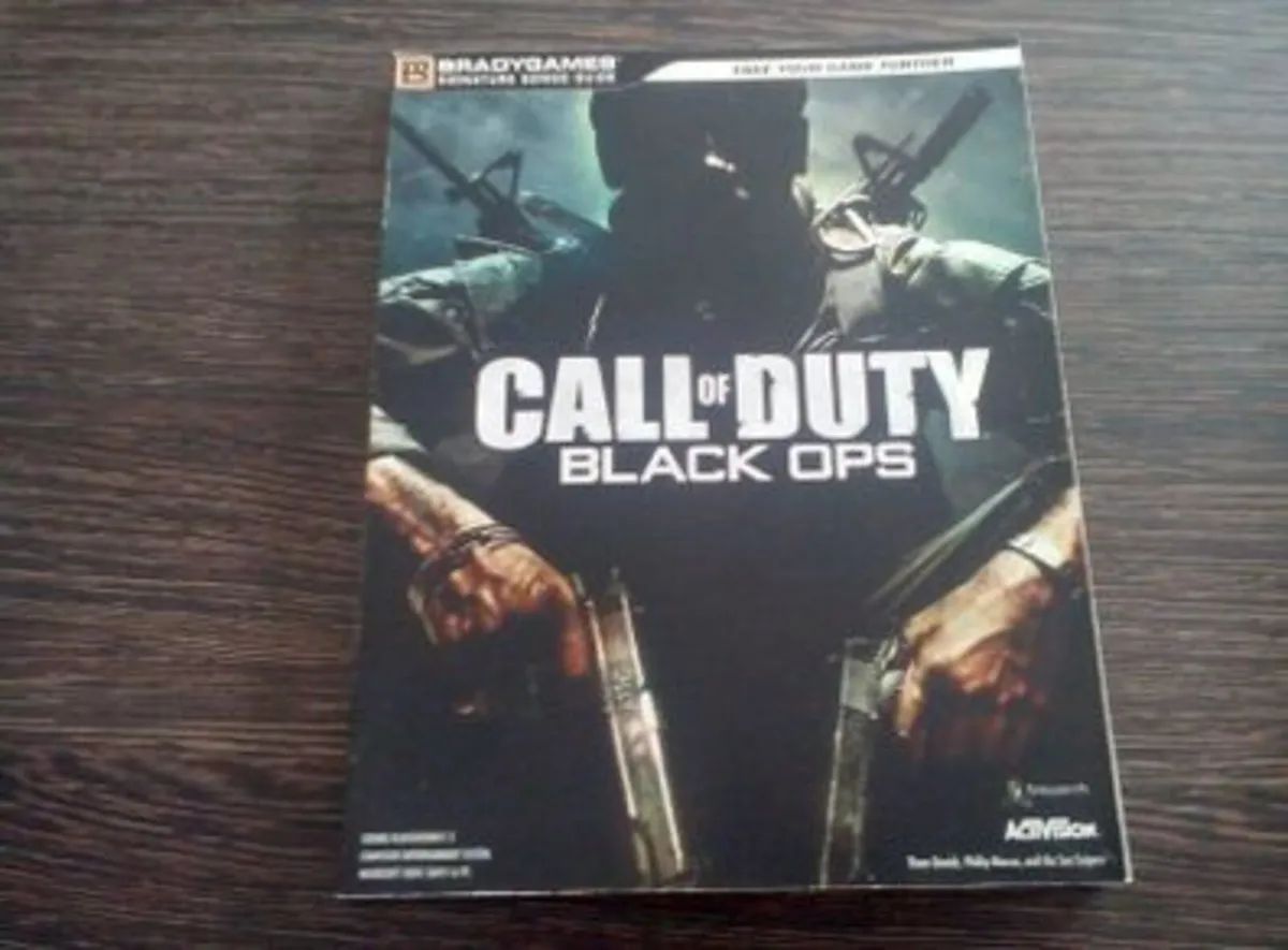 Call of Duty Black Ops Paperback Guide Book.