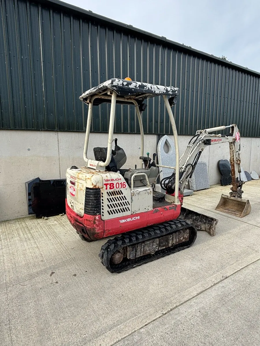 Takeuchi tb016 - Image 3