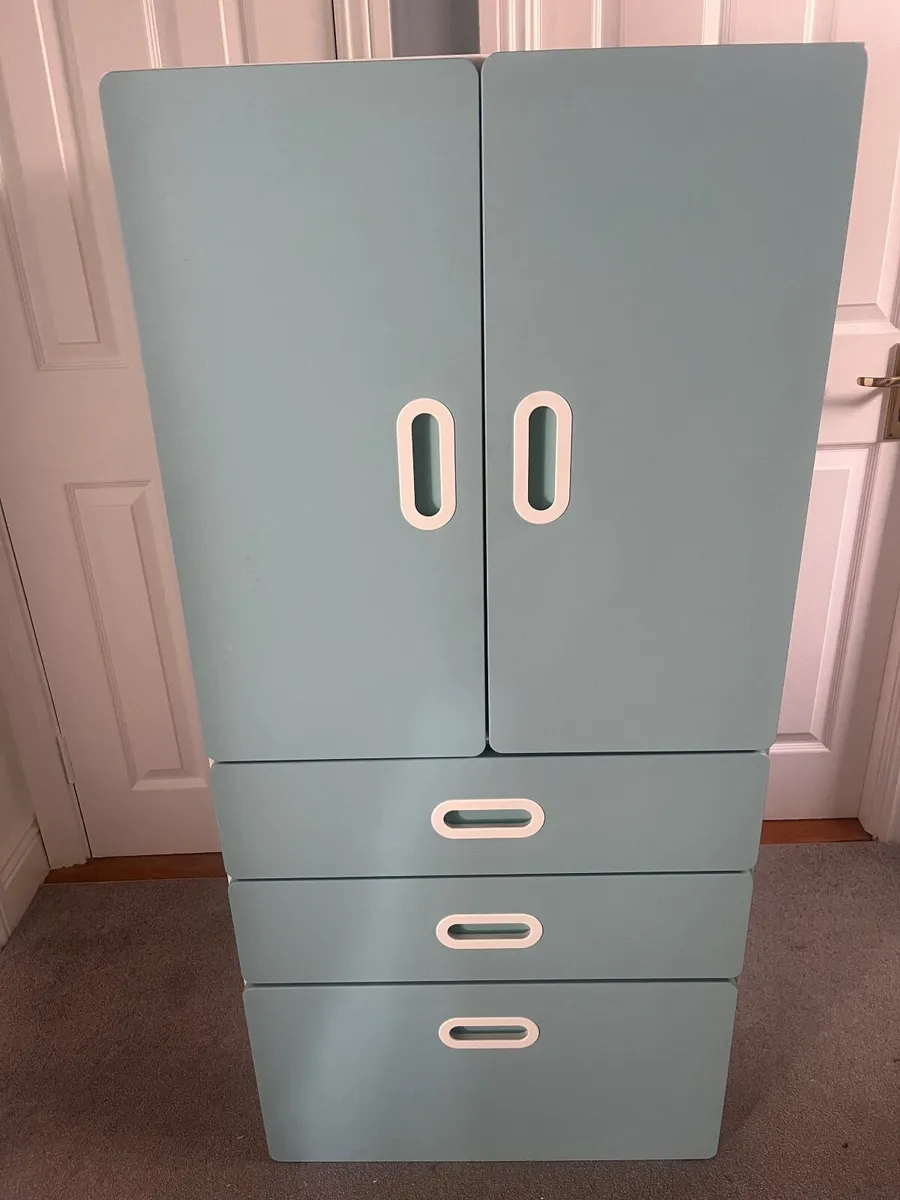 IKEA blue kid’s wardrobe - Image 1