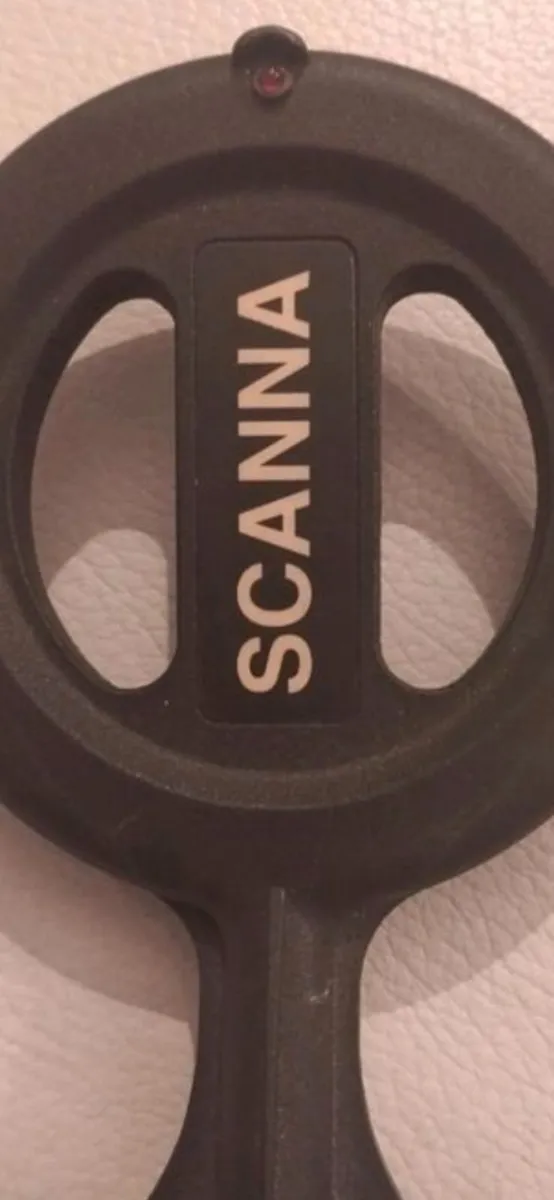 Security metal detection wand