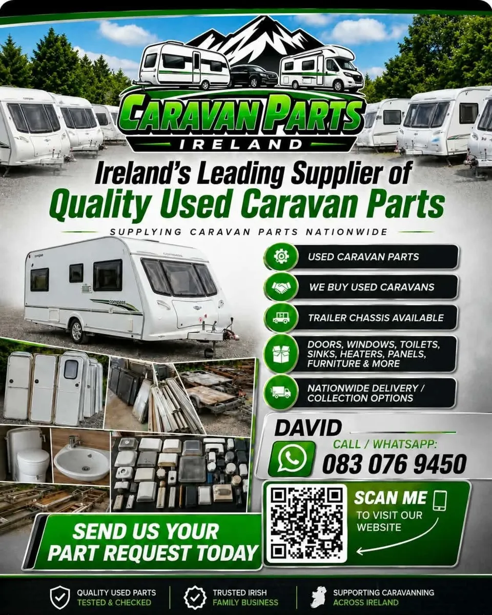 Caravan parts, windows & panels - Image 1