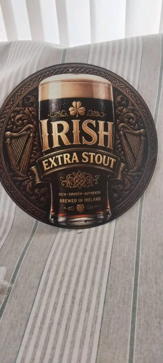 Tin sign - Image 1