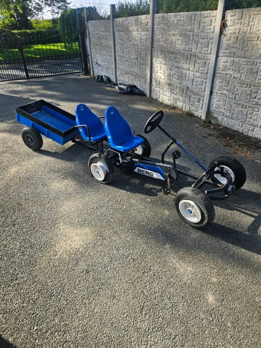 Berg go kart with trailer and passanger sear - Image 1