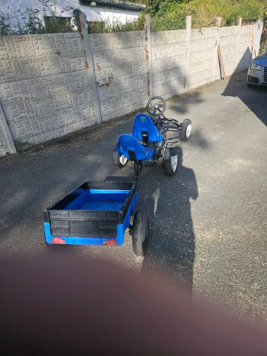 Berg go kart with trailer and passanger sear - Image 2