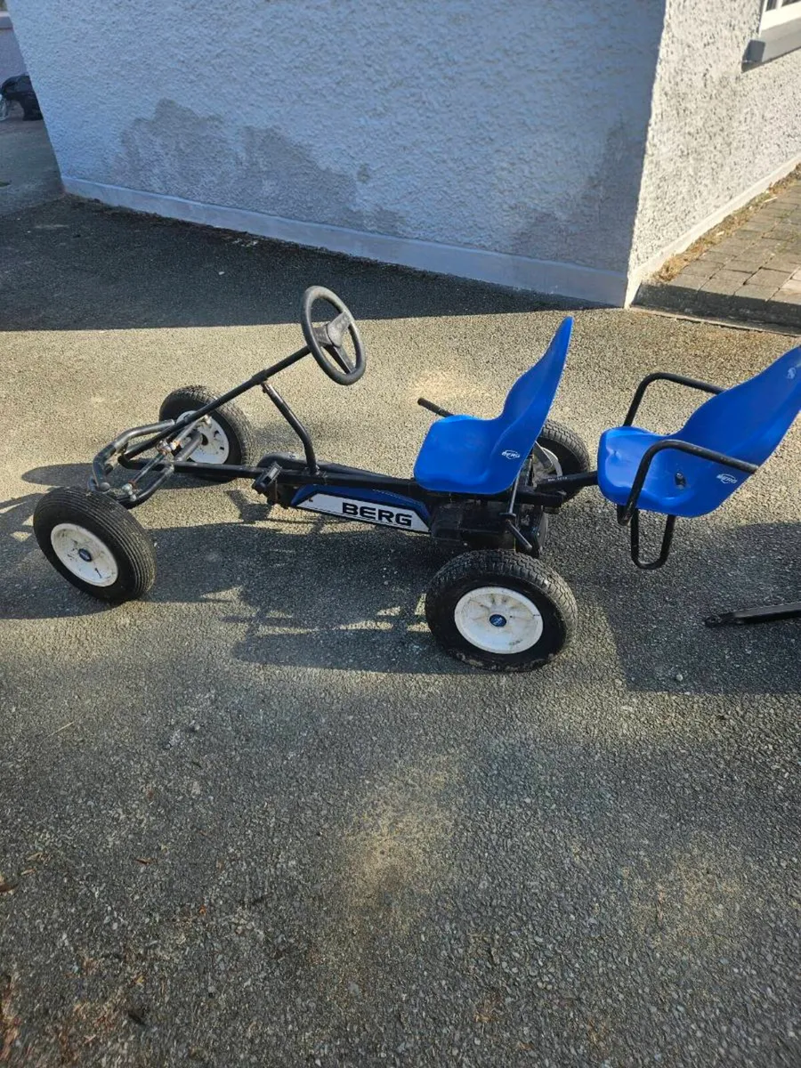 Berg go kart with trailer and passanger sear - Image 4