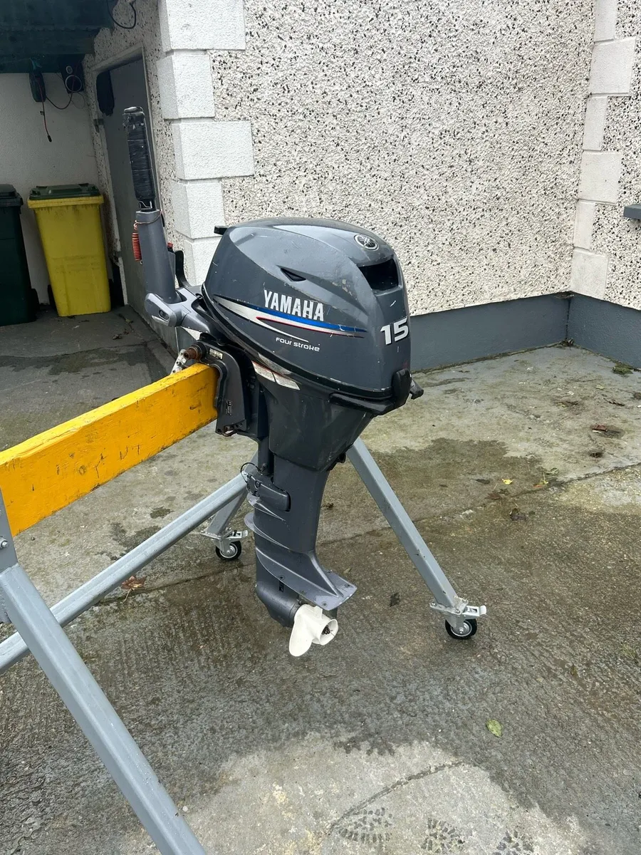 Yamaha 15hp 4 Stroke Outboard Engine Long Shaft - Image 1