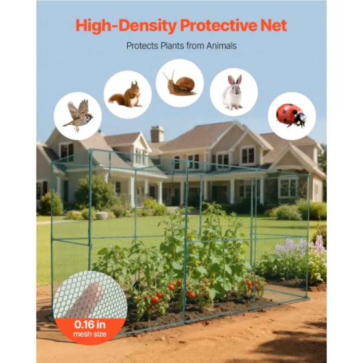Crop Cage, 3.56 x 1.2 x 1.94 m Plant Protection Te - Image 3