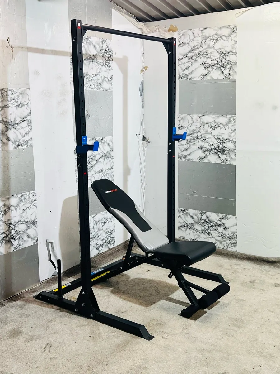 SQUAT RACK + ADJUSTABLE BENCH - Image 1