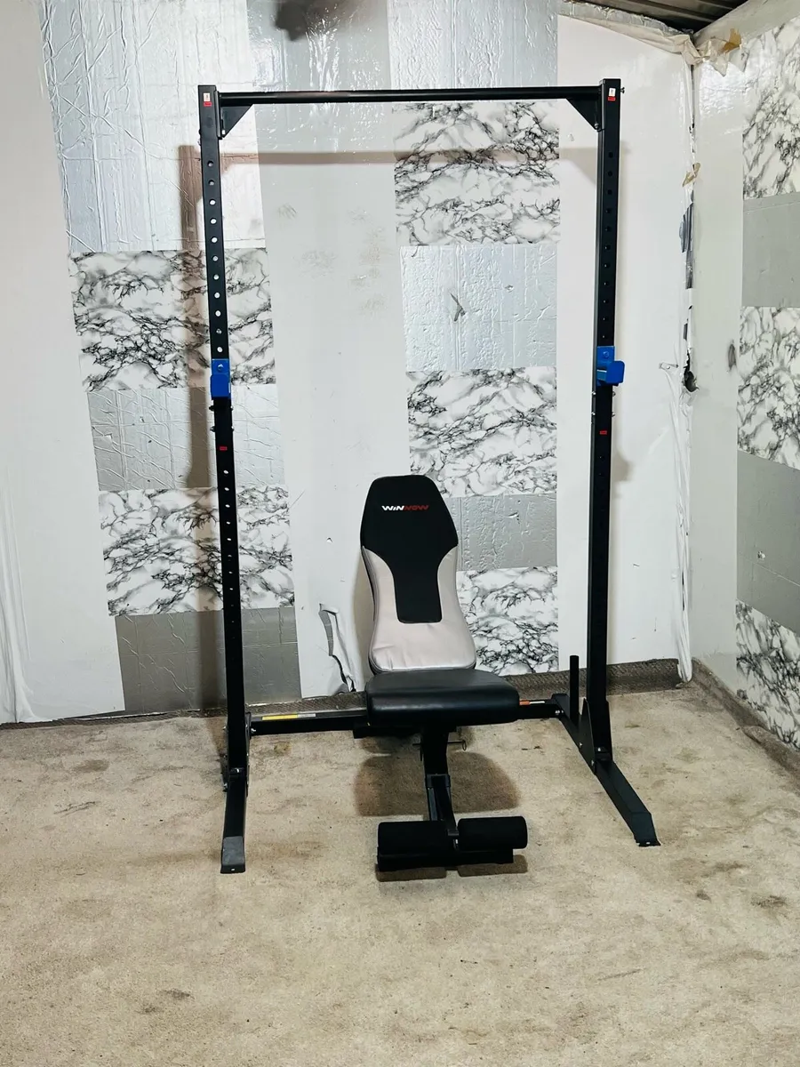 SQUAT RACK + ADJUSTABLE BENCH - Image 4