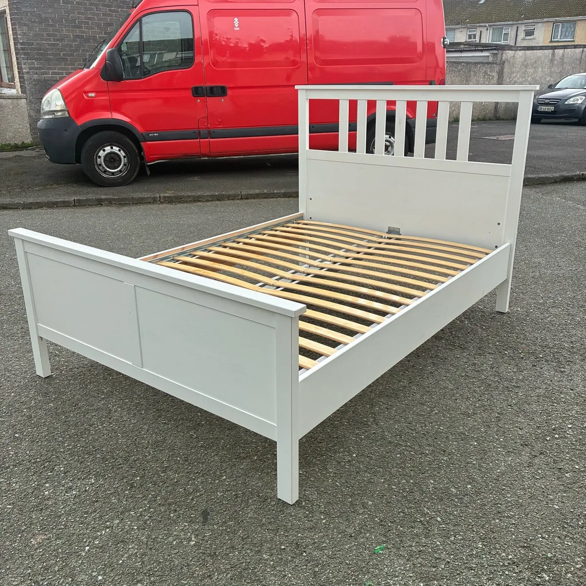 Lovely White Double Bed Frame - Image 3