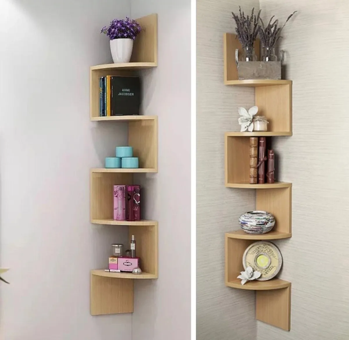 NEW 5 Tier Floating Corner Shelves - Image 3