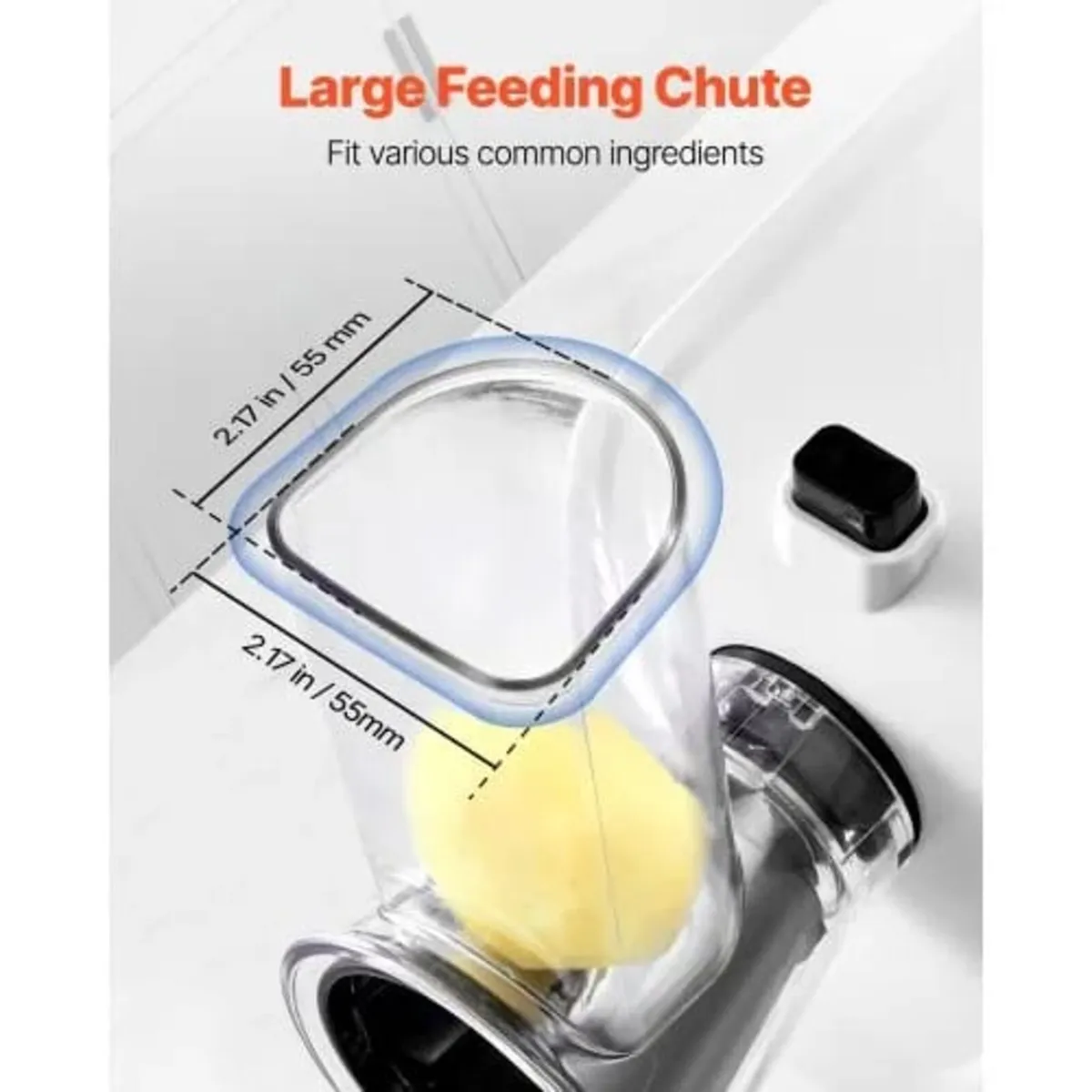 Electric Cheese Grater Salad Maker, 200W Salad Sho - Image 3