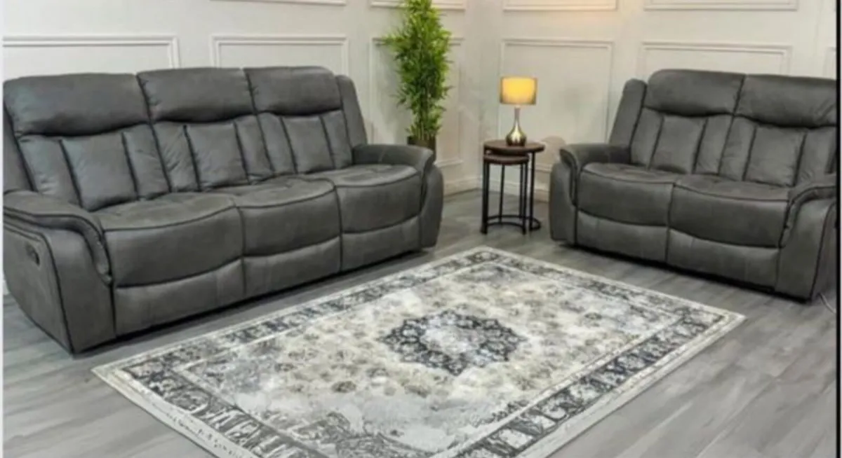 Brand new fabric sofa all recliner free delivery