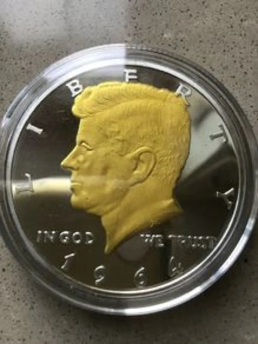 Uncirculated commemorative coin- JF Kennedy Dollar
