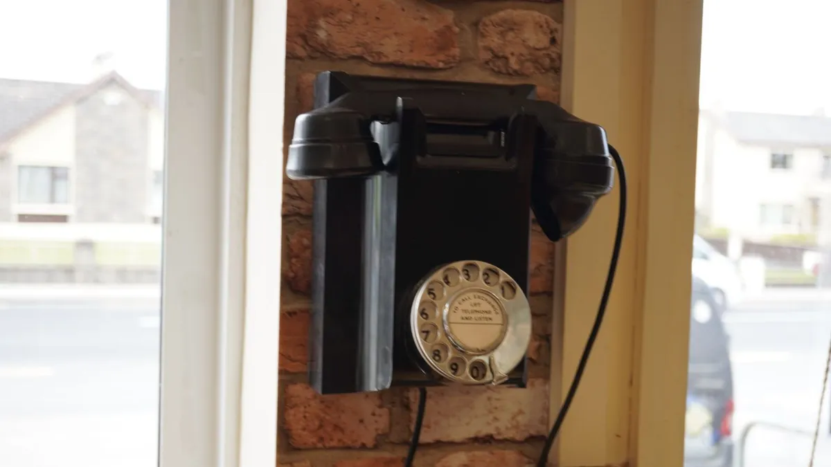 Irish P&T Bakelite Wall Telephone - Image 1