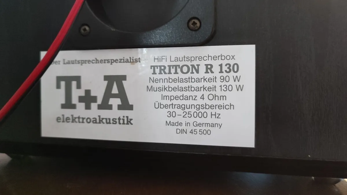T+A Triton R-130, bookshelf speakers.German Hi-End - Image 2
