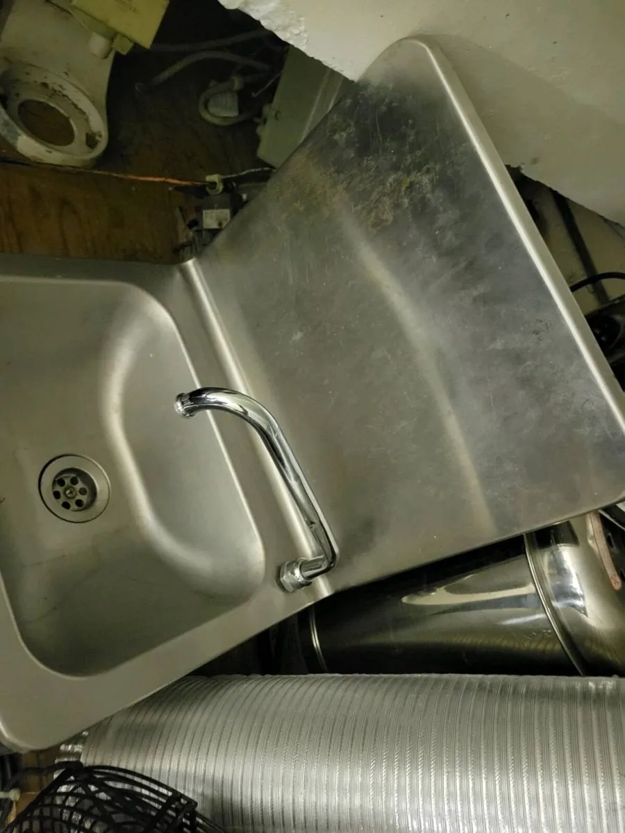 Sink Hand Wash Knee Operated Sink - Image 4