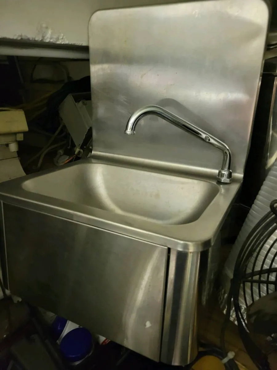 Sink Hand Wash Knee Operated Sink - Image 1