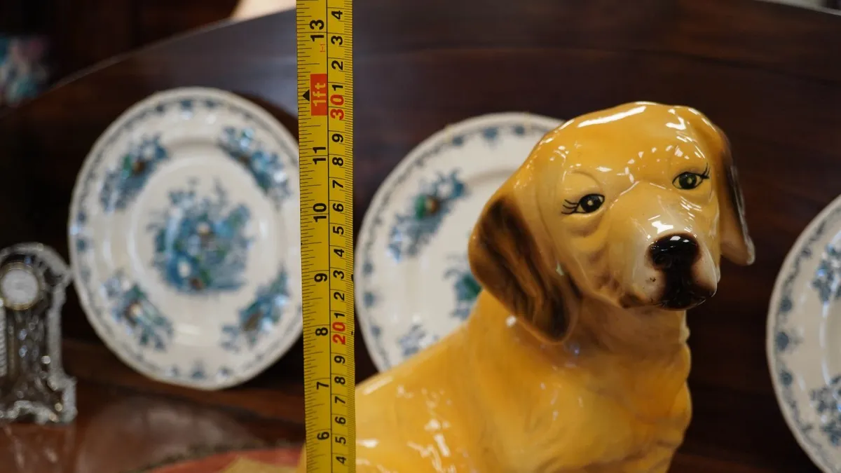 Vintage Ceramic Labrador Figurine - Image 4