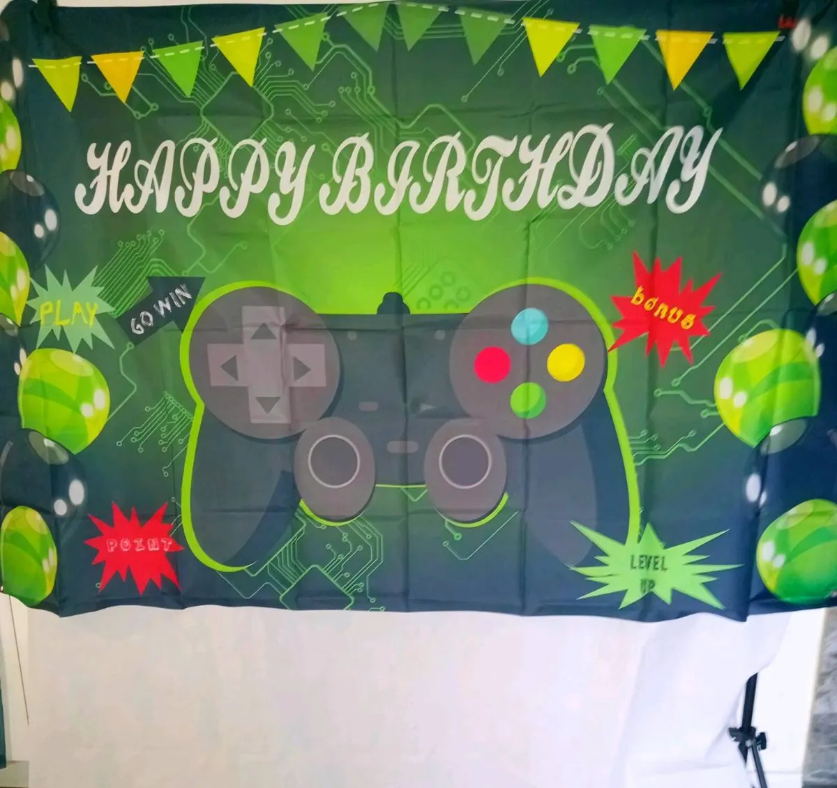 Gaming Happy Birthday Banner