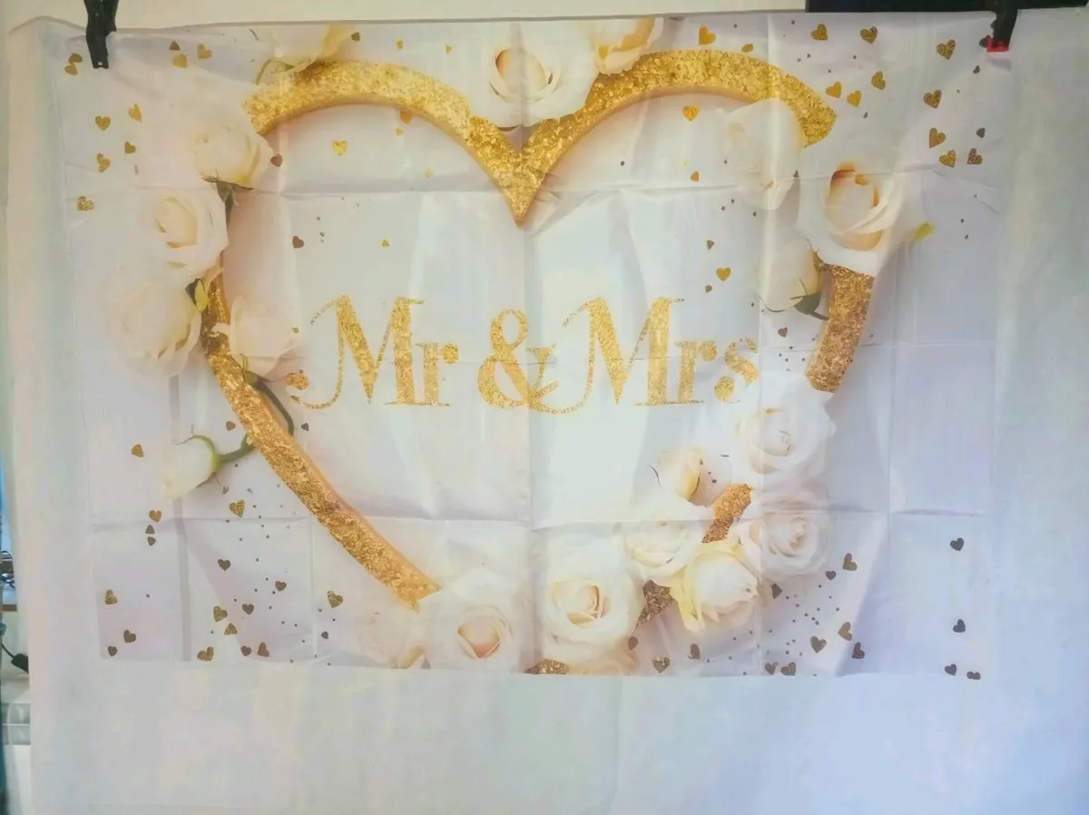 Mr & Mrs Backdrop