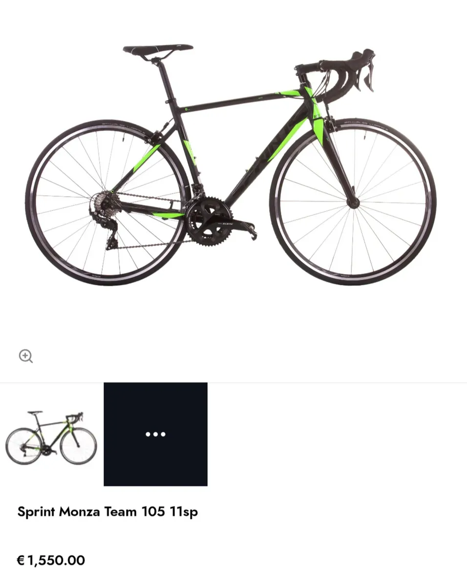 Sprint Monza Shimano 105 Road Bike, 54cm Bike - Image 3