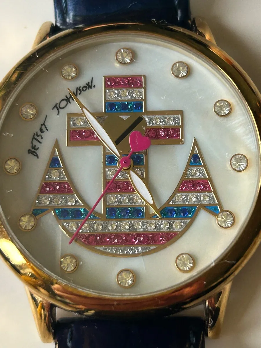 Betsy Johnson nautical watch - Image 1