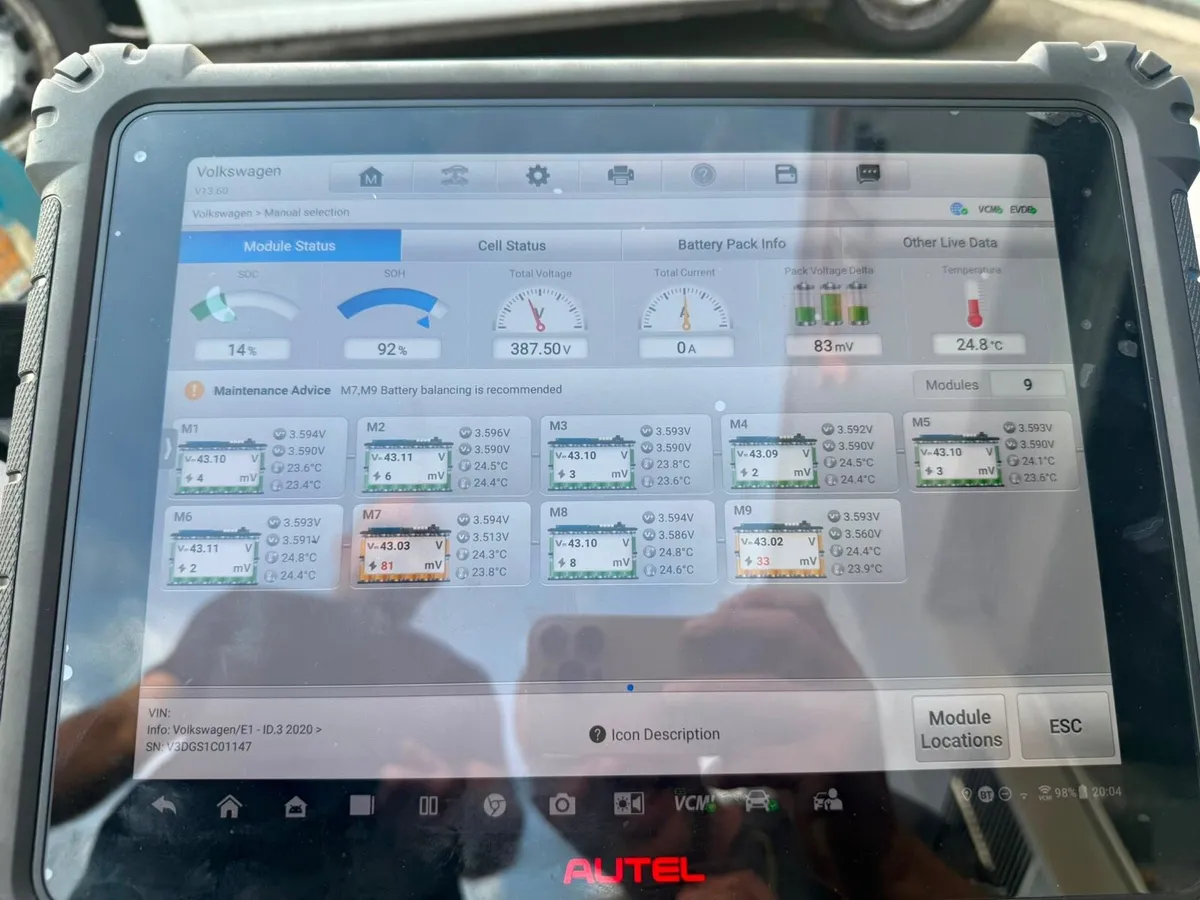 VW ID3 Cupra Born Traction Battery Pack 58KWH - Image 4