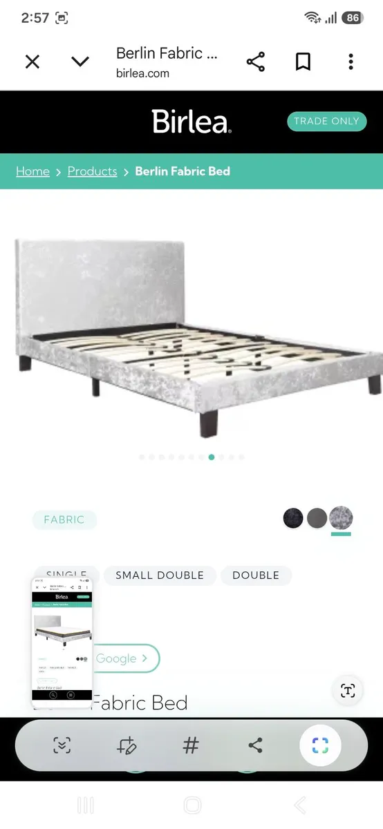Birlea Berlin Single Bed - Image 3