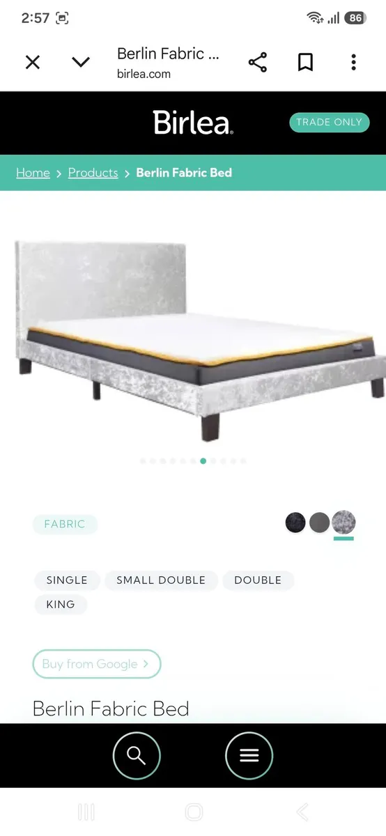 Birlea Berlin Single Bed - Image 4