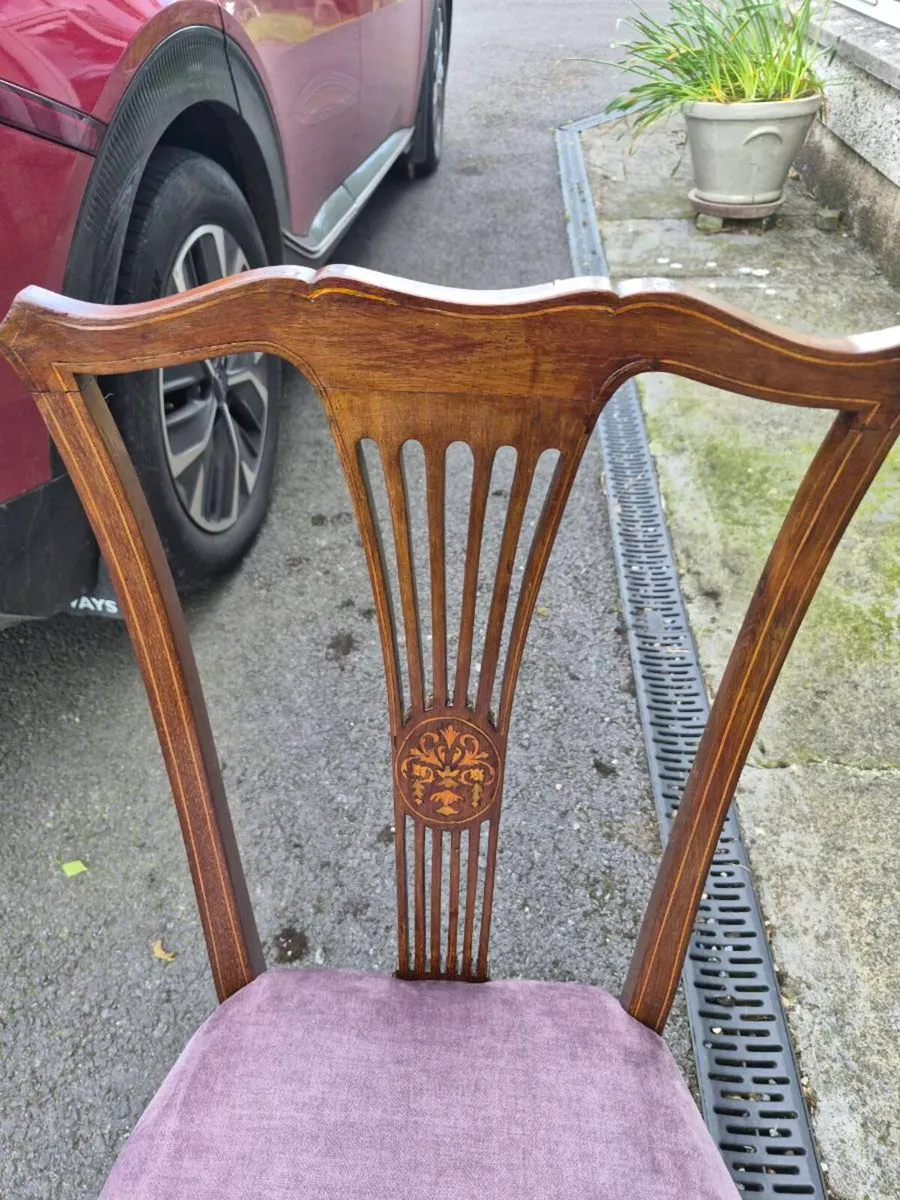 4 dining chairs edwardian - Image 2
