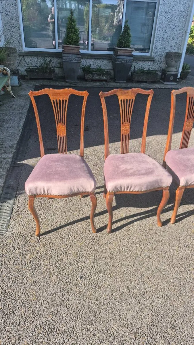 4 dining chairs edwardian - Image 1