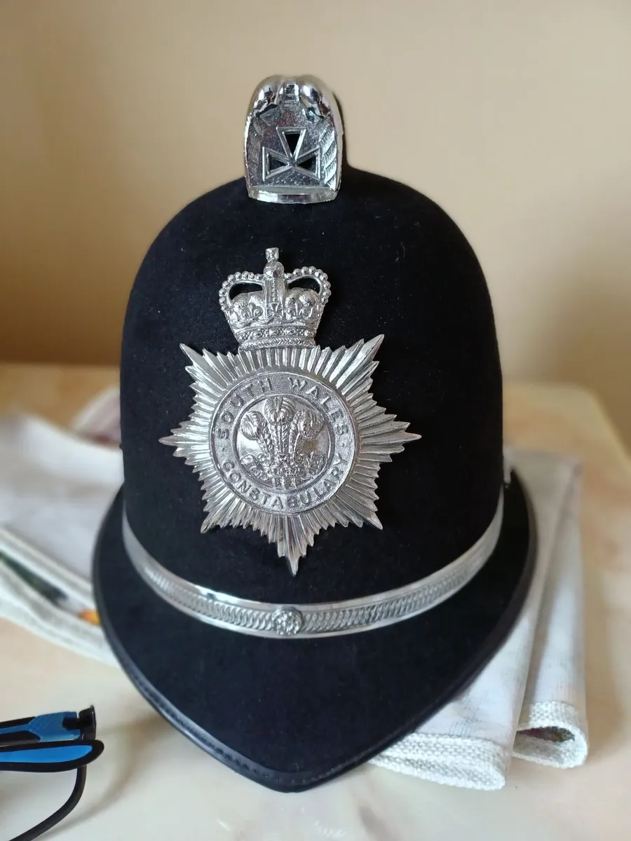 Vintage South Wales Police Helmet - Image 3