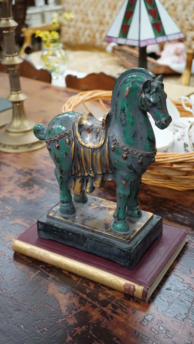 Pair of Decorative Horses - Image 2